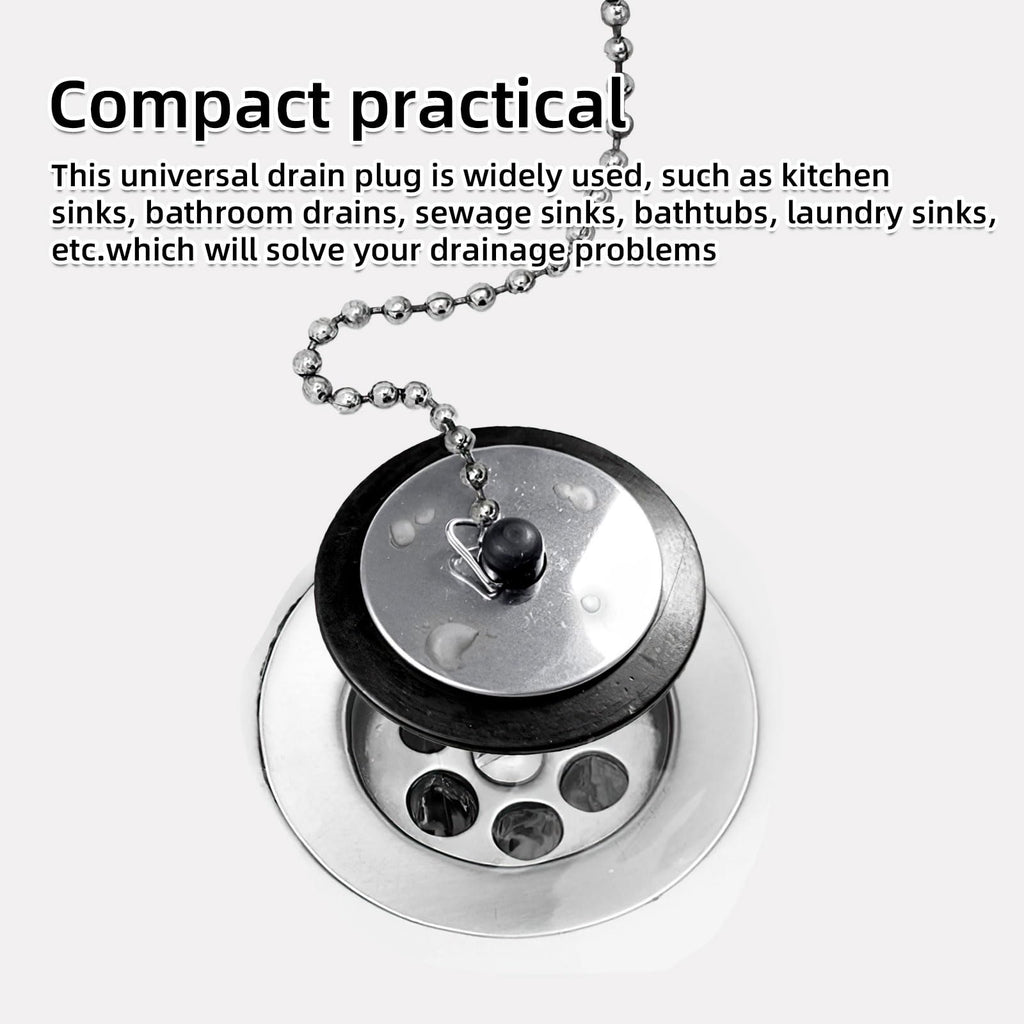 2 Pcs Bath Plug Replacement, Universal Bath Plug, Universal Bath Plug - image 4