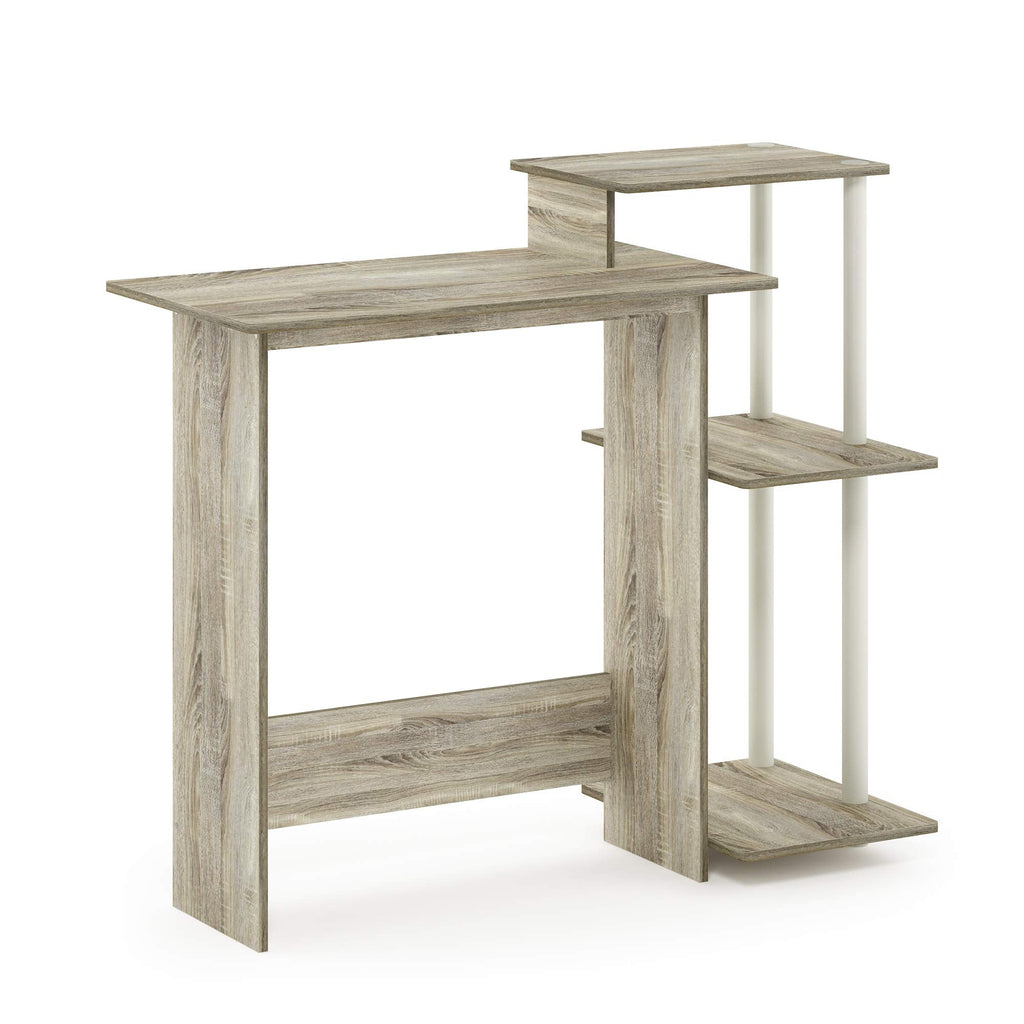 Furinno Efficient Home Laptop Computer Desk – Sonoma Oak/White