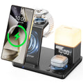 Augnner 6-in-1 Wireless Charging Station for Samsung with Alarm Clock