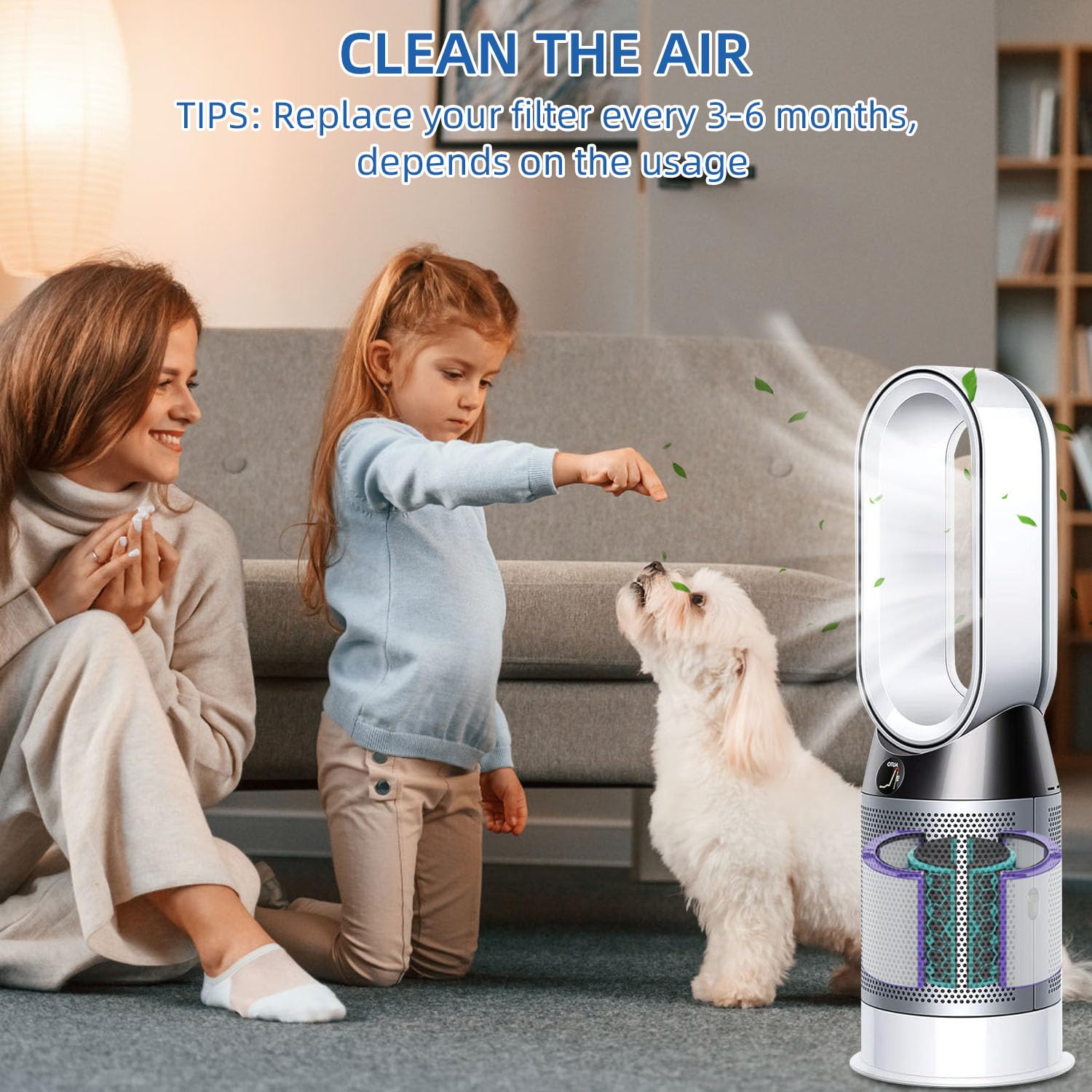 H13 HEPA & Carbon Filter for Dyson TP04 TP05 HP04 HP05