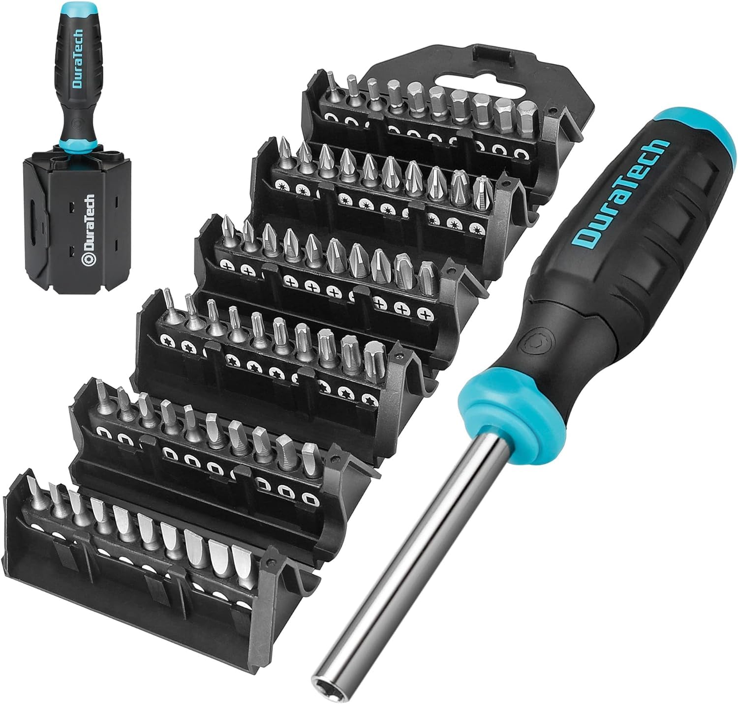 DURATECH 60-in-1 Multi-Bit Screwdriver Set with Storage Case