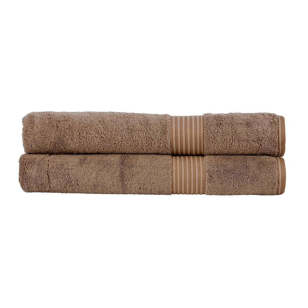 Christy Supreme Hygro 2 Bath Sheets Set | Mocha Brown | 100% Luxury Supima Cotton | Ultra Soft | Super Absorbent | 650GSM | Extra Large Bath Towels - image 1