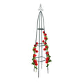 Relaxdays Garden Obelisk Metal Climbing Plant Support Trellis, 200cm