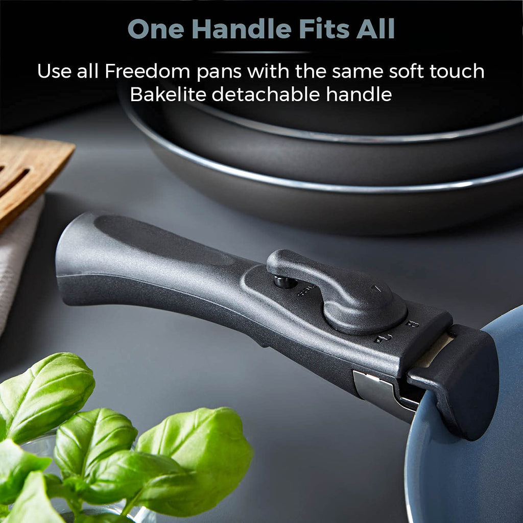 Tower Freedom 7 Piece Non-Stick Cookware Set with Detachable Handle