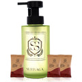 SUFISAGA Foaming Hand Soap Kit - Refillable Glass Bottle & 3 Tablets