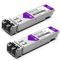 XZSNET 1.25G SFP to LC Multimode Fiber Transceiver – 2 Pack