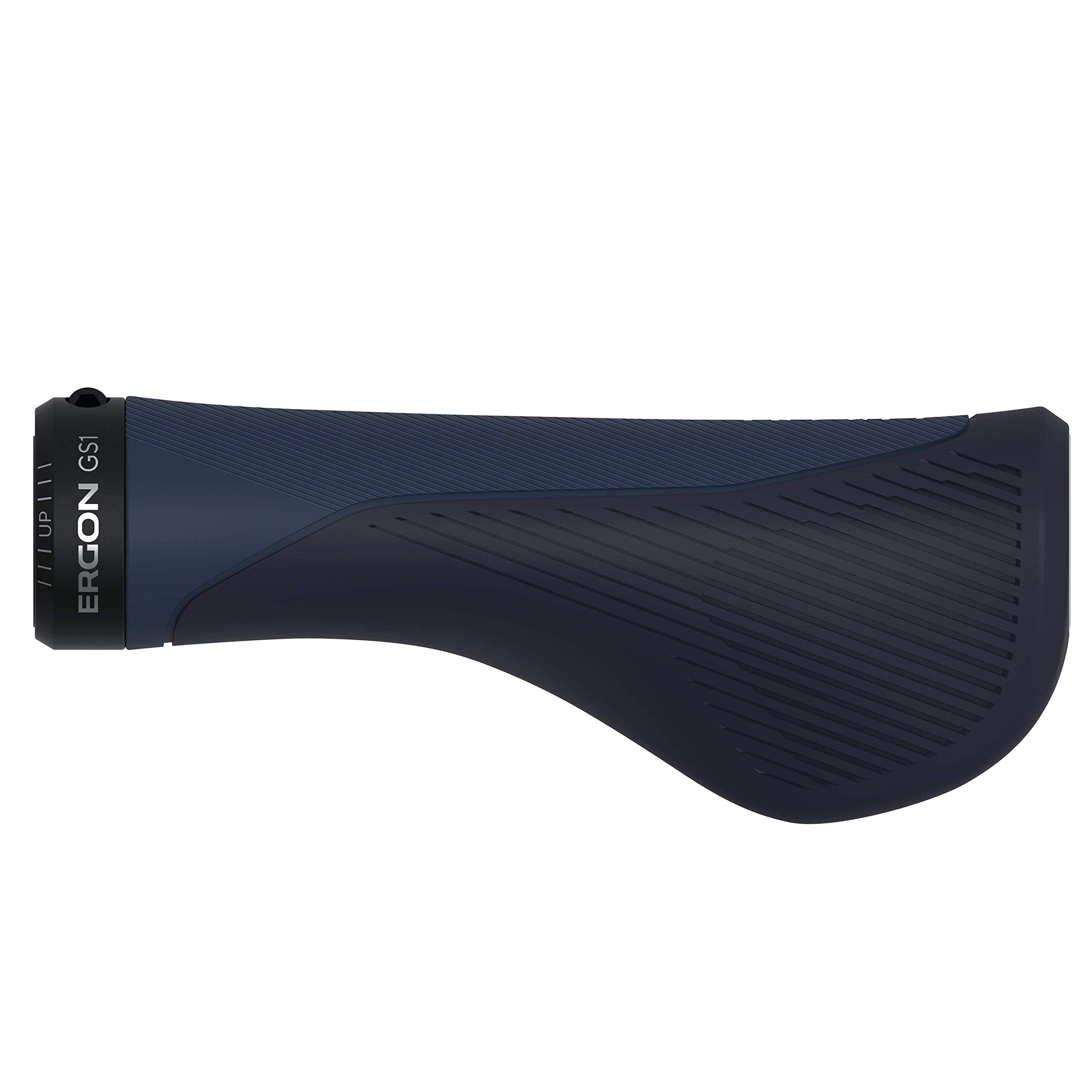 Ergon GS1 Evo Ergonomic Bicycle Grips – Midnight Blue, Small