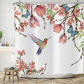 Jolof Store Floral Flower Shower Curtain | Waterproof Polyester, 180x200cm