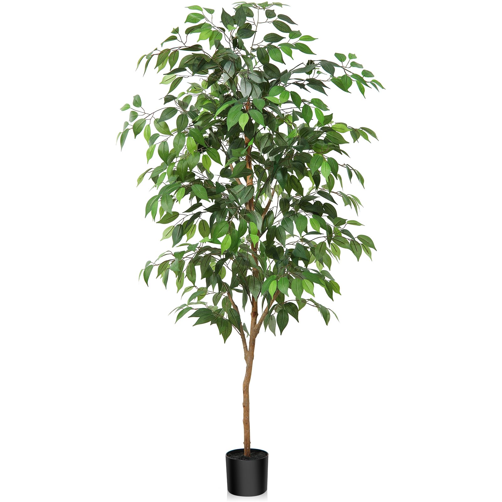 Fopamtri 150cm Artificial Ficus Tree | Large Fake Potted Indoor Plant
