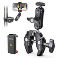 Ulanzi Super Clamp Camera Mount with 360° Ballhead and Phone Holder