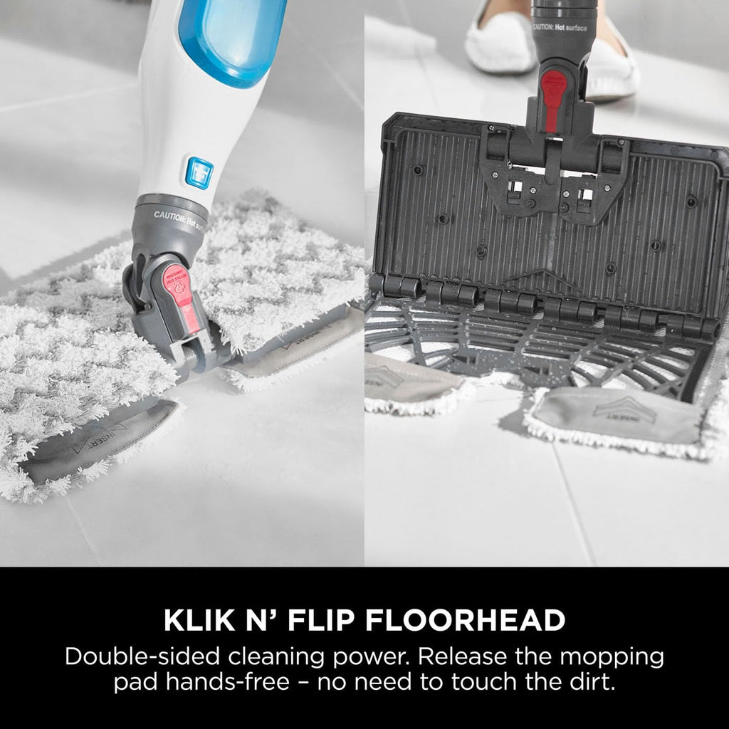Shark Klik n' Flip Steam Mop | Hard Floor Cleaner with Steam Blaster