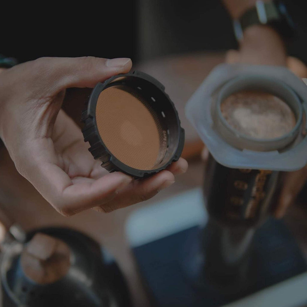 CAFE CONCETTO Reusable Metal Filters for AeroPress – Rose Gold Steel