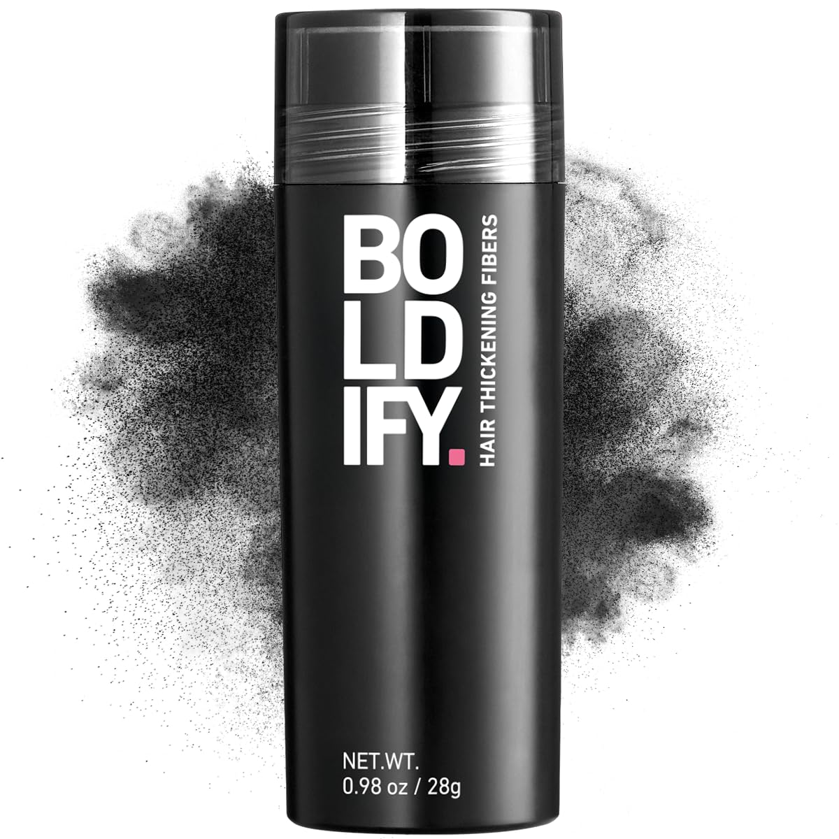 Boldify Hair Building Fibers for Thinning Hair - Black (28g)