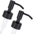 ALTGLAS 2 Pcs Stainless Steel Soap Dispenser Pump 'Budapest' 28mm Thread