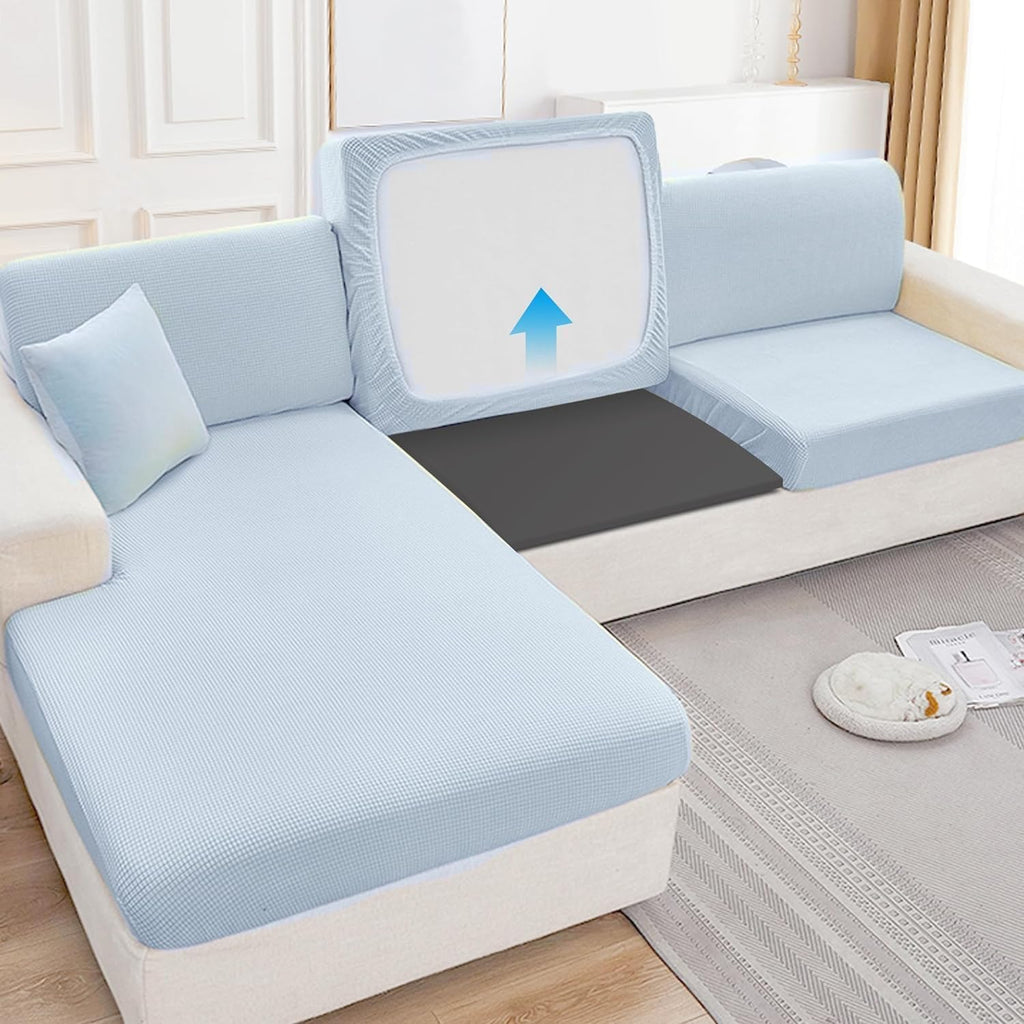 GIONAR 3PCS Sofa Cushion Support - High-Density Foam Sag Repair, 50x50cm
