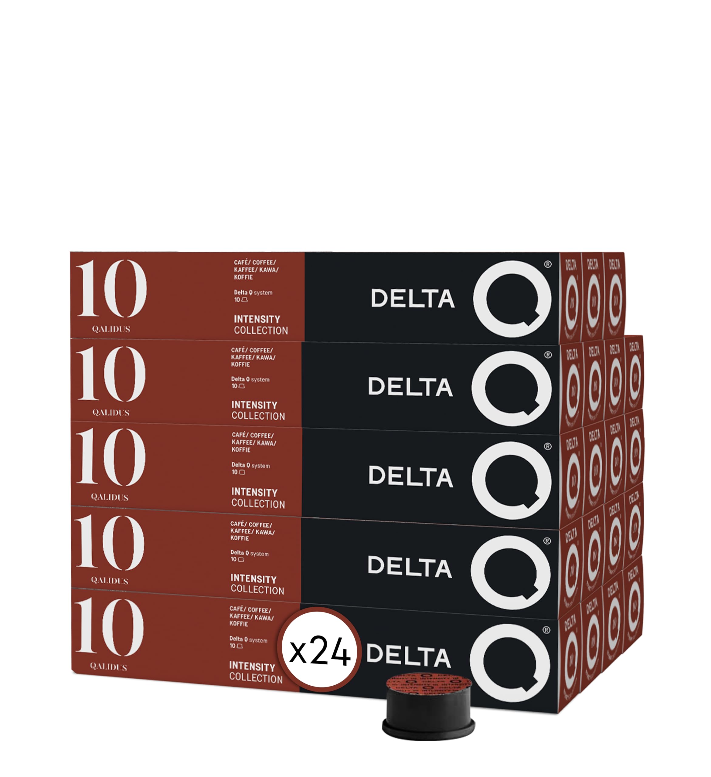 Delta Q Qalidus Espresso Coffee Capsules - Intensity 10 (240 Pods)