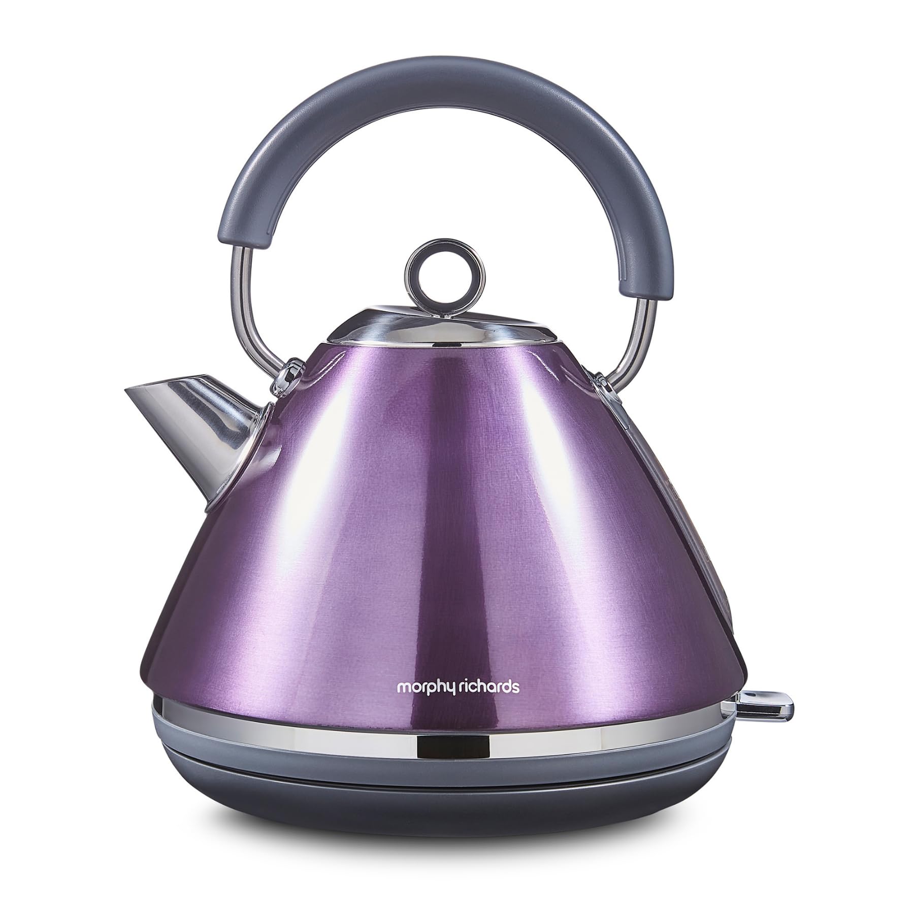 Morphy Richards Accents Pyramid Kettle – 1.5L Rapid Boil, Purple