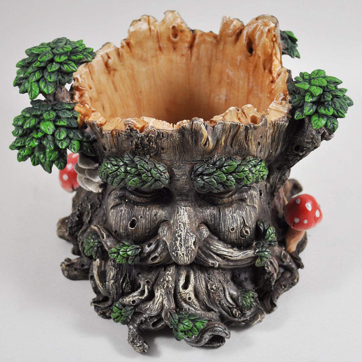 Jolof Store Tree Ent Face Garden Planter | Greenman Polyresin Pot 15cm