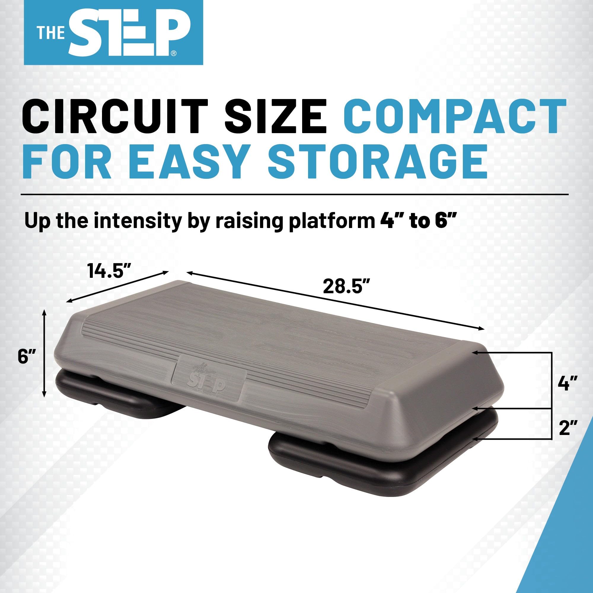 The Step Original Aerobic Platform - Circuit Size Adjustable Stepper