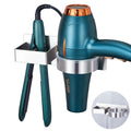 YYBO Hair Dryer and Straightener Holder | Adhesive Wall Mount Metal Stand