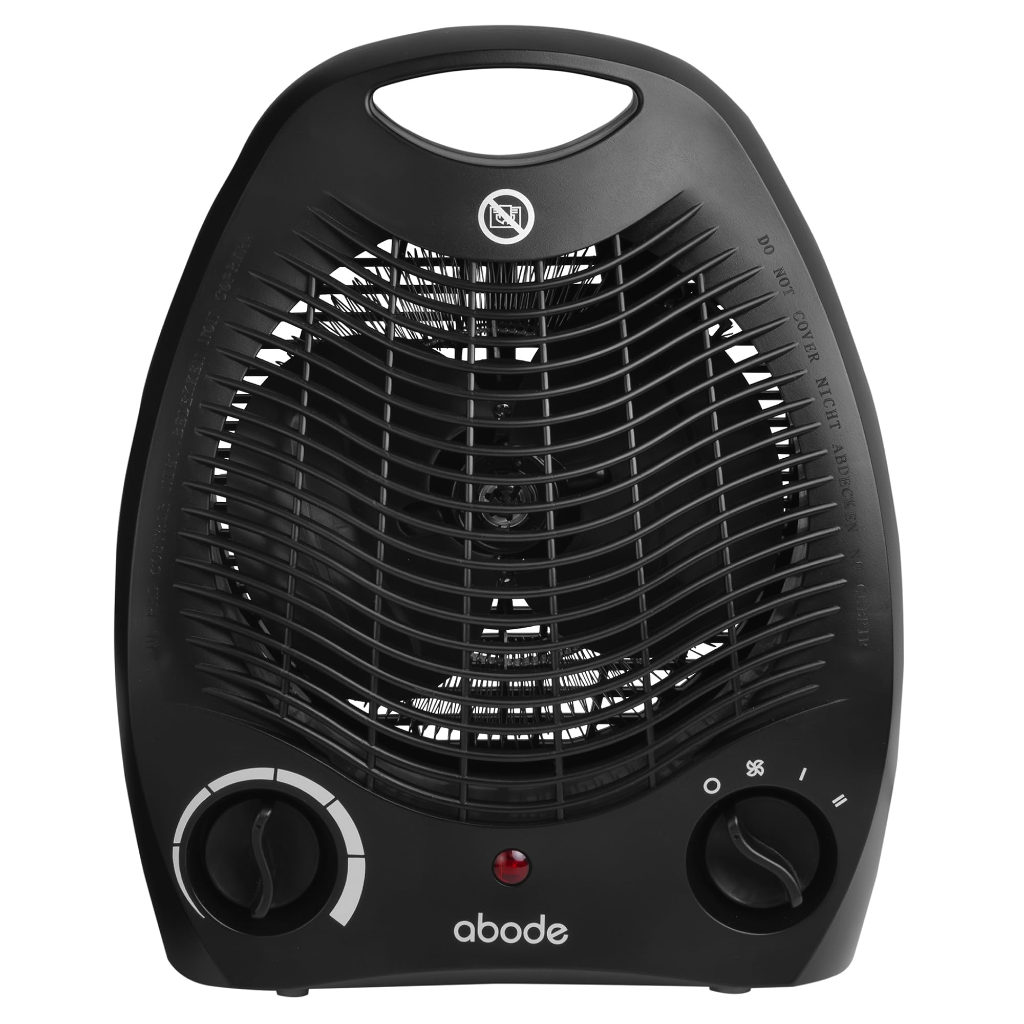 Abode 2000W Electric Fan Heater – Portable Space Heater with Thermostat