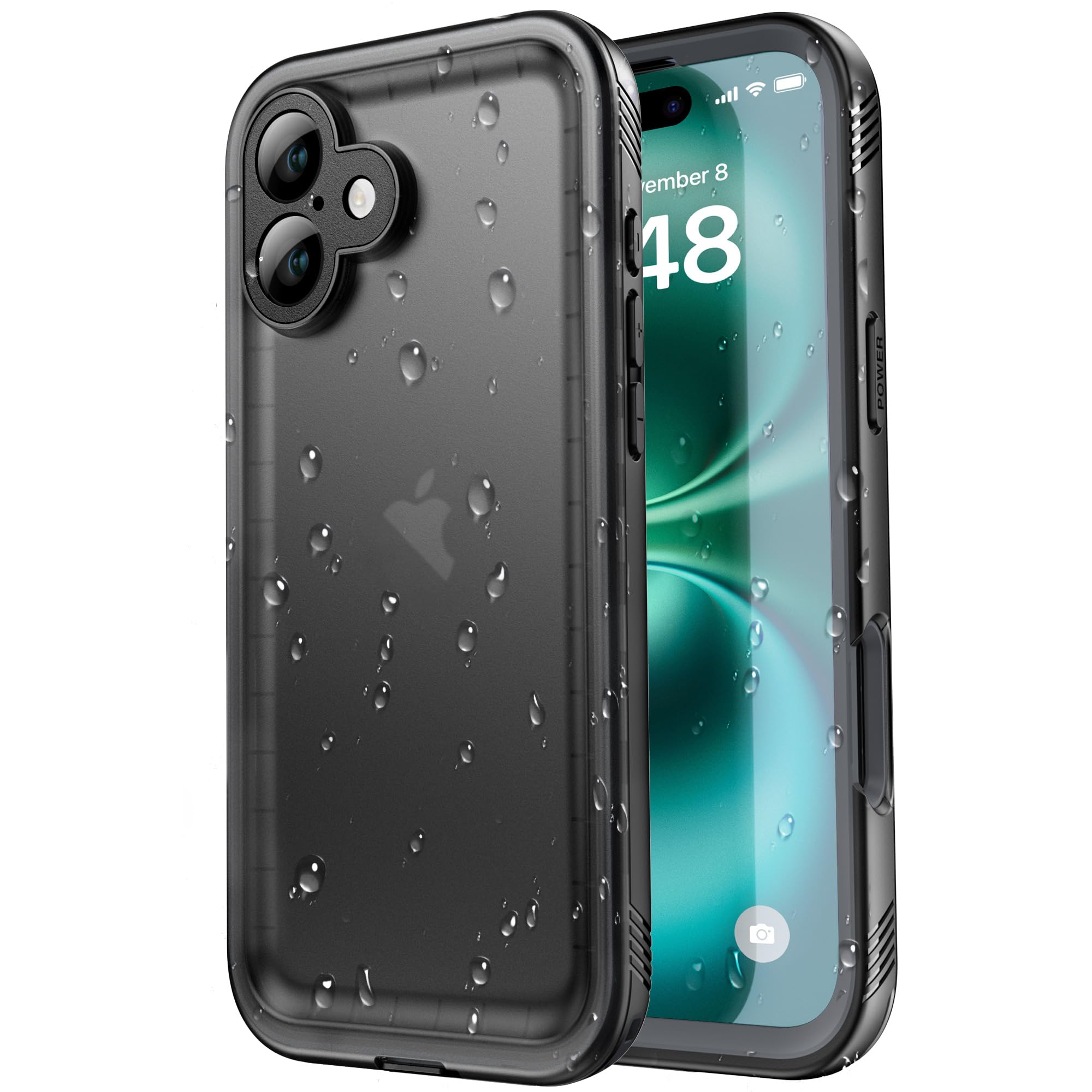 SPORTLINK iPhone 16 Case – IP68 Waterproof & Shockproof Full Body Cover