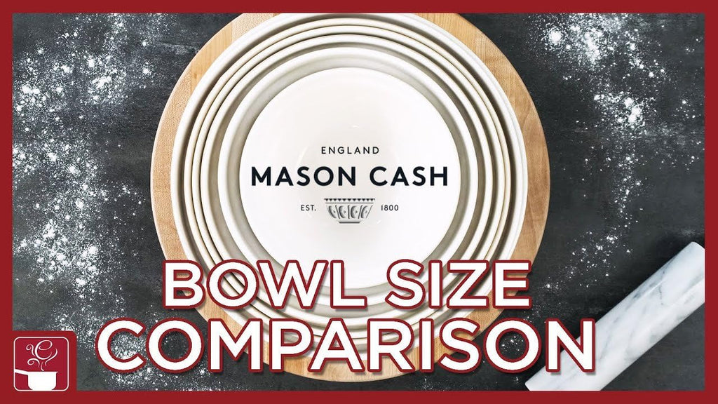 Mason Cash Cane Mixing Bowl – 32cm Beige Earthenware Dough Bowl