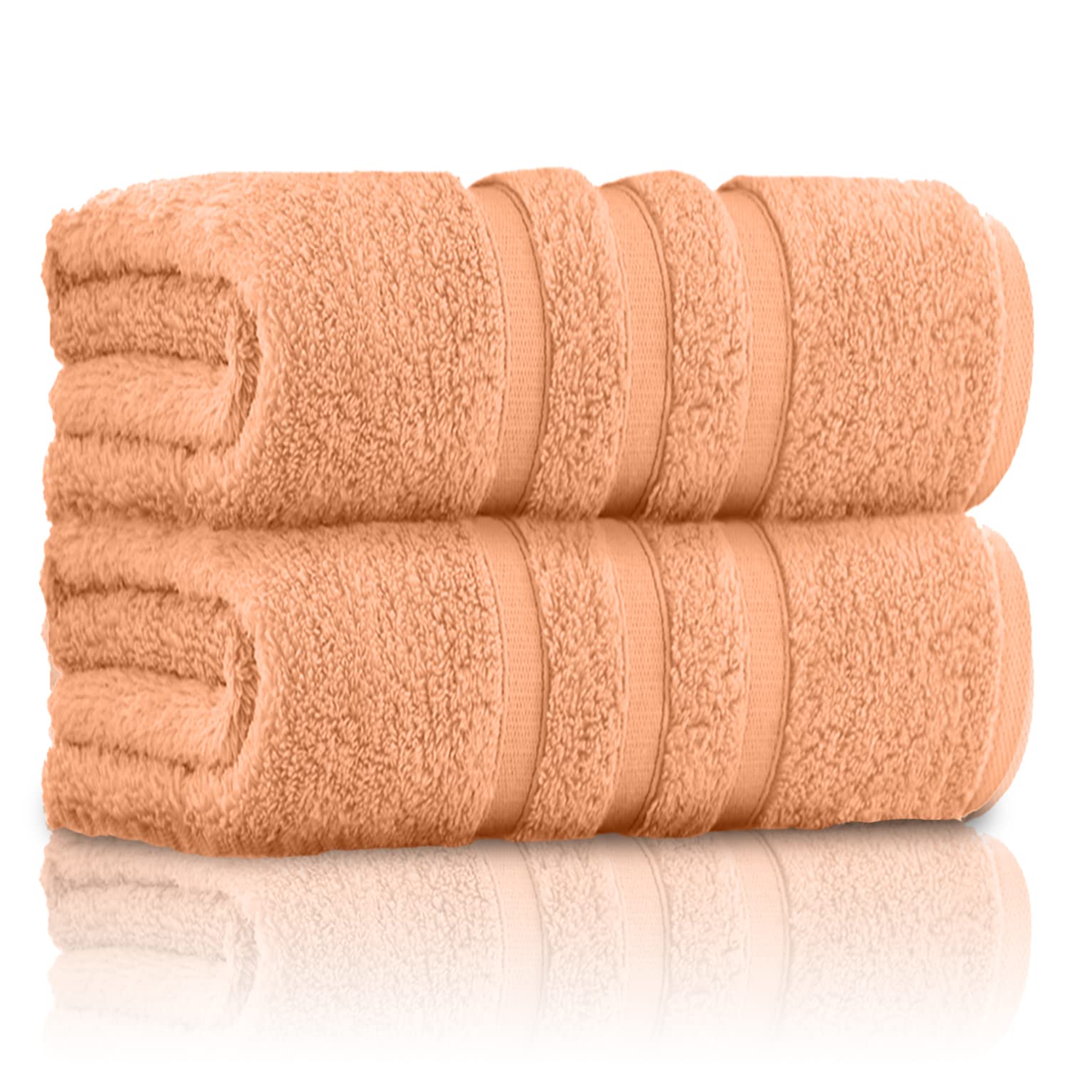 GC Gaveno Cavailia Luxury 550 GSM Cotton Bath Sheet – Peach, 80x140