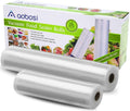 Aobosi Recyclable Vacuum Sealer Bags | BPA-Free Reusable 2-Roll Pack