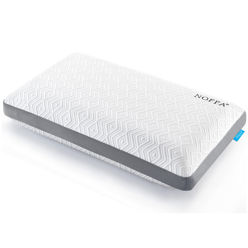 NOFFA Memory Foam Pillow – Orthopedic Neck Support for Side Sleepers