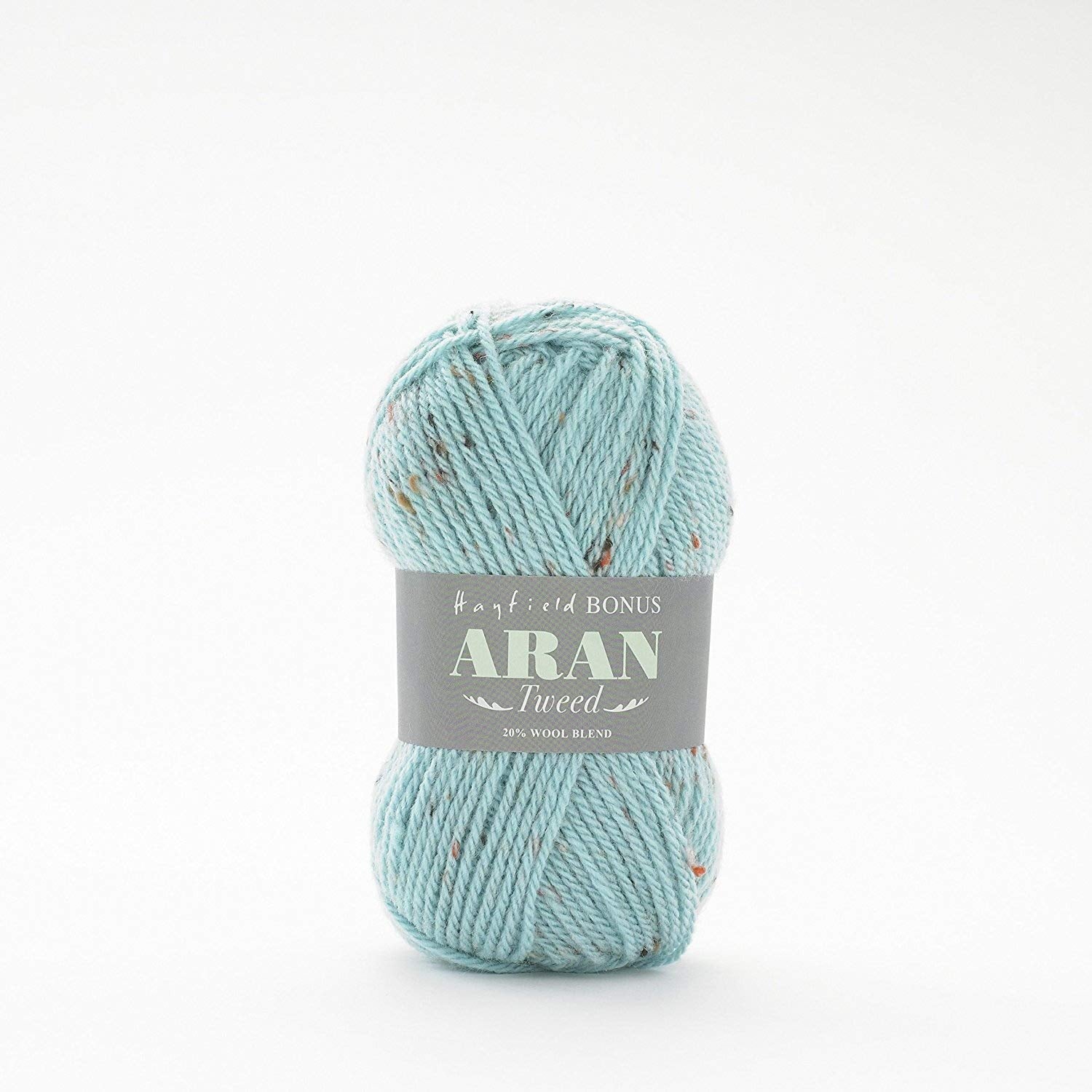 Sirdar Hayfield Bonus Aran Tweed Knitting Yarn – Seaspray (665) 400g