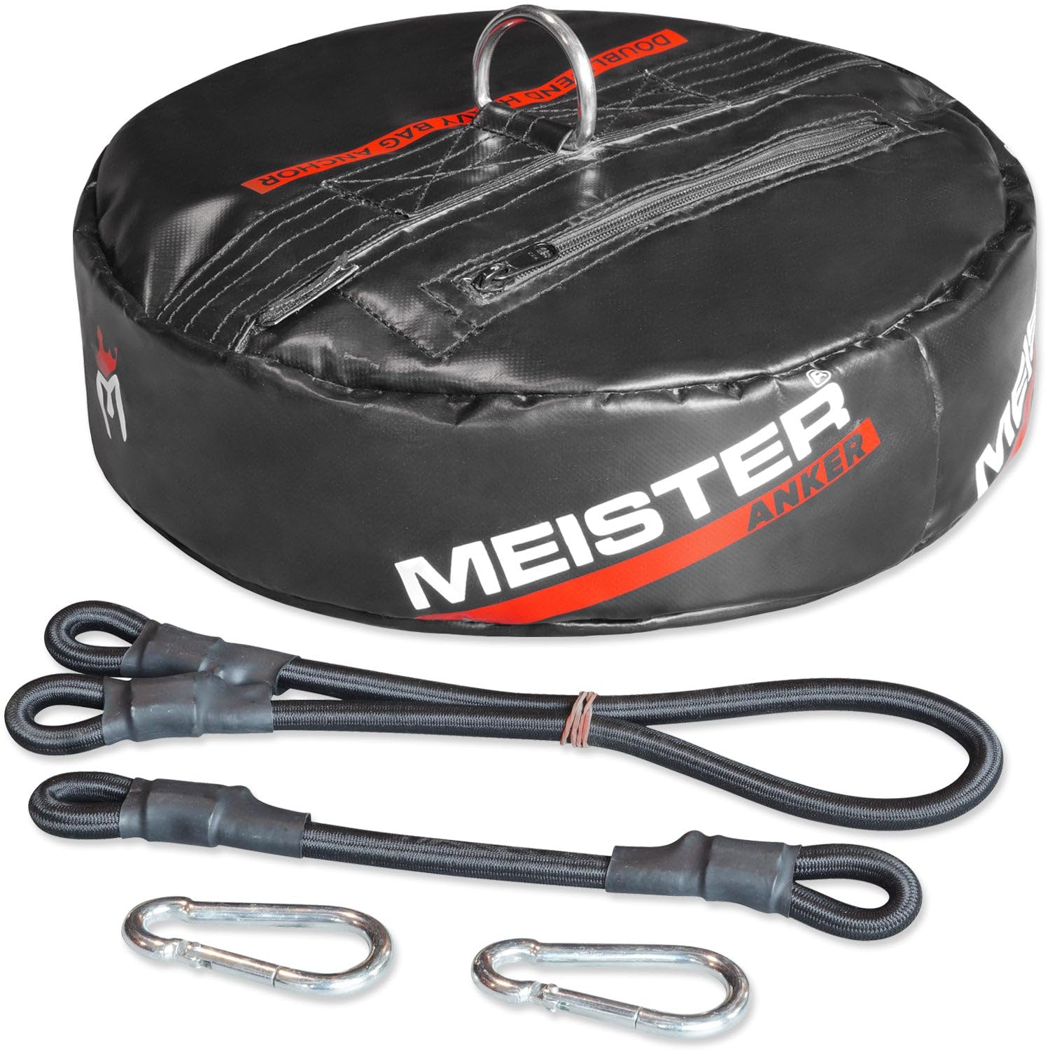 Meister Anker Heavy Bag Floor Anchor with Bungees for Boxing