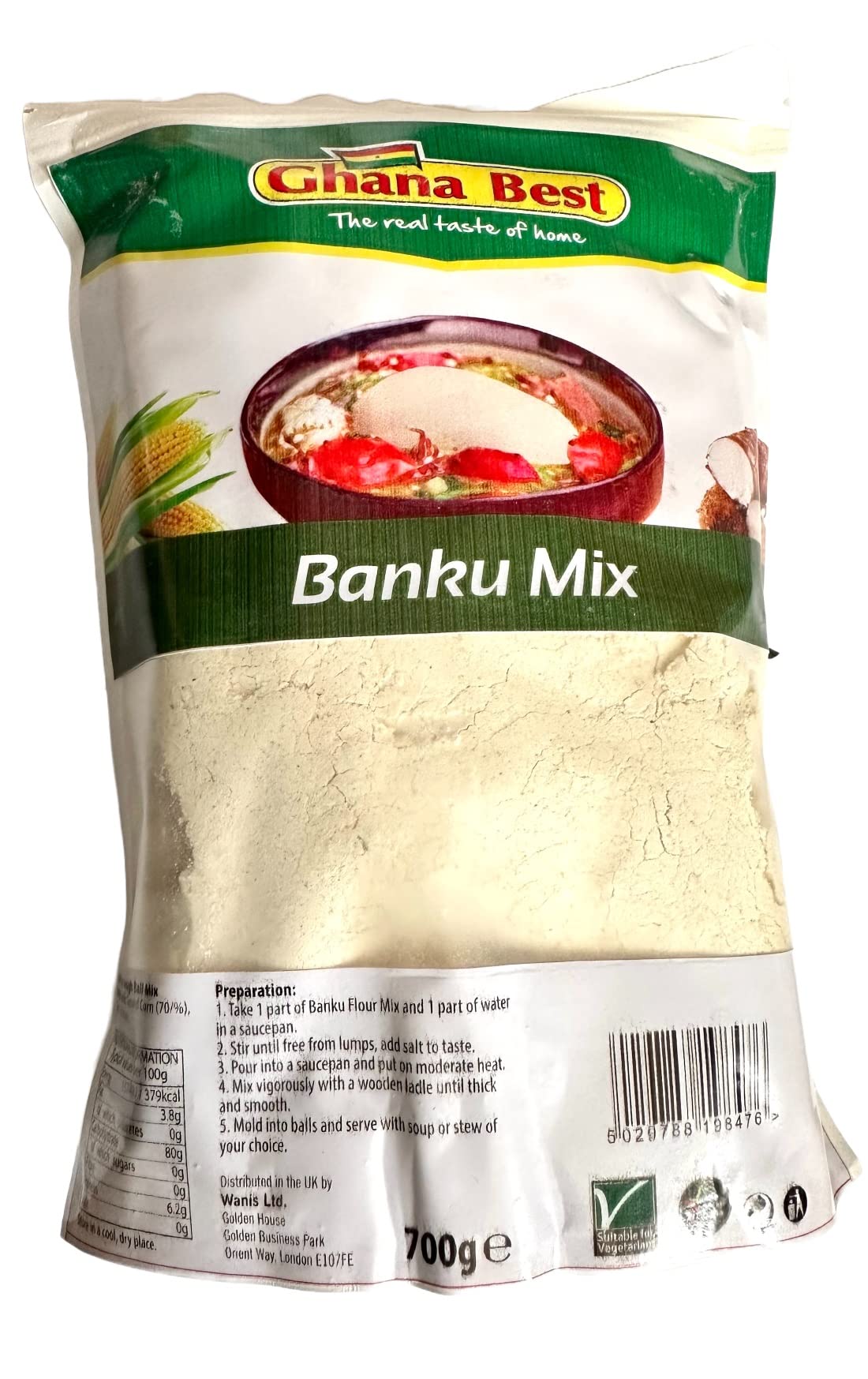 Ghana Best Banku Mix – Authentic Fermented Corn and Cassava Flour