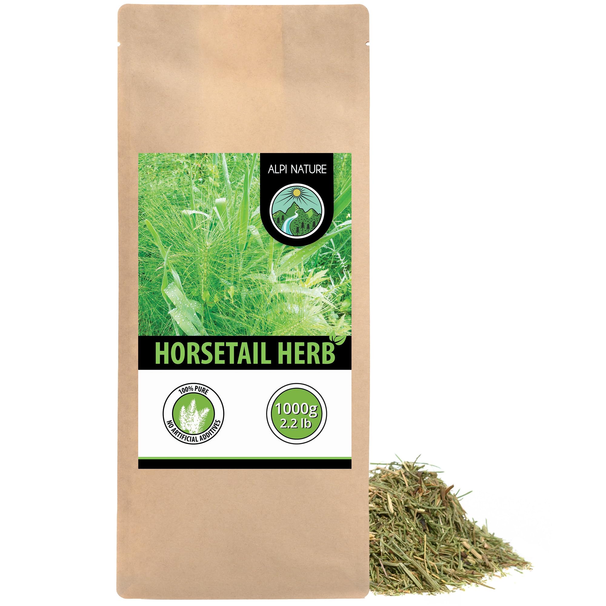 Alpi Nature Horsetail Tea | 1kg Dried and Cut Loose Leaf Field Herb