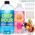 Teexpert Deep Pour Epoxy Resin Kit | 51oz Crystal Clear Casting Resin