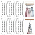 Sindax 20pcs Space Saving Magic Hangers | Stainless Steel Closet Organizer