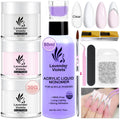 Lavender Violets Acrylic Nail Kit | 3-Color Powder and Monomer Set