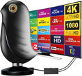 Indoor Digital TV Aerial | 350+ Mile Range 4K Freeview