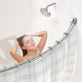 Strength Enemy Curved Shower Curtain Rod | 110-180cm Stainless Steel