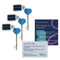 Blue Badge Co NKS Radar Key Triple Pack – Genuine Disabled Toilet Access