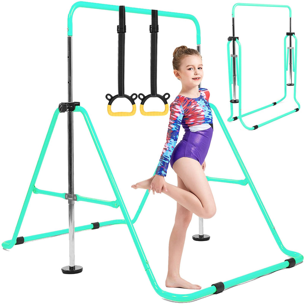 Kids Gymnastics Bar – Foldable & Adjustable Home Training Equipment