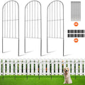 VEVOR No Dig Animal Barrier – 28 Pack Metal Garden Fence, 24x13 Inch