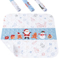 HITSLAM Christmas Shower Mat – 53x53cm Non-Slip Anti-Mould Bath Mat