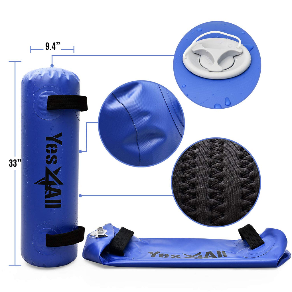 Yes4All Aqua Bag Water Weights for Core Stability Training - 80lbs