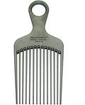 Chicago Comb Model 7 Carbon Fiber Pick Comb for Curly & Afro Hair