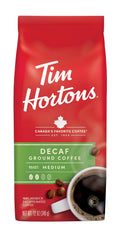 Tim Hortons Decaffeinated Ground Coffee - Medium Roast Arabica - 340g