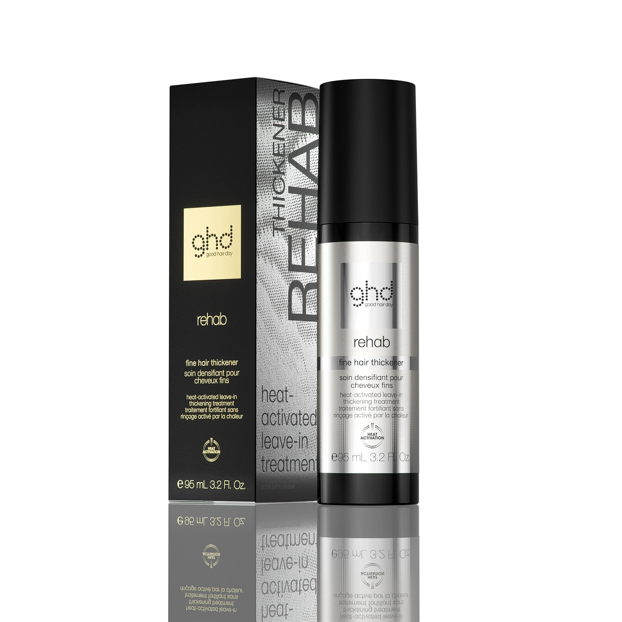 ghd Rehab Fine Hair Thickener – Heat-Activated Leave-In Treatment 95ml