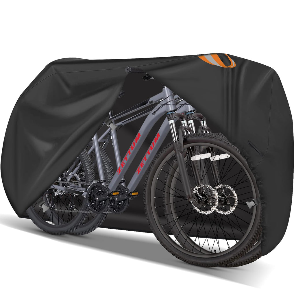 Zettum Bike Cover for 2 Bikes – 600D Heavy Duty Waterproof Outdoor Storage