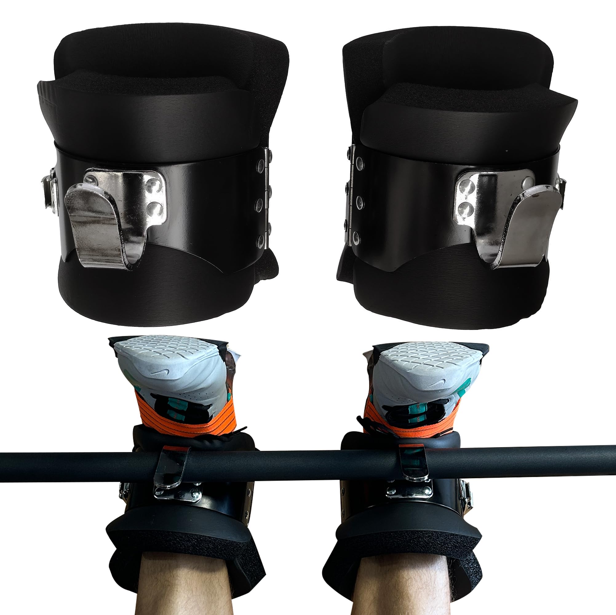 MuscleForge Gravity Boots with Safety Lock - Inversion Boots for ABS