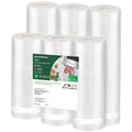 Bonsenkitchen Vacuum Sealer Rolls - 6 Pack Commercial Food Storage Bags